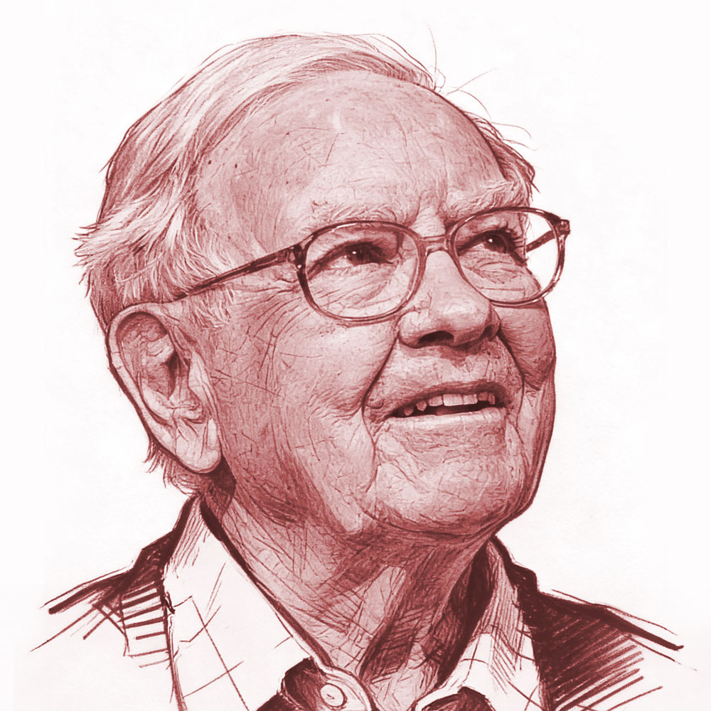 Warren Buffett portrait